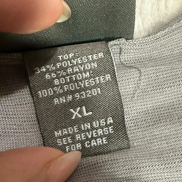 Dots Women’s Jeweled Grey & Black Short Sleeve Dress - Picture 12 of 15